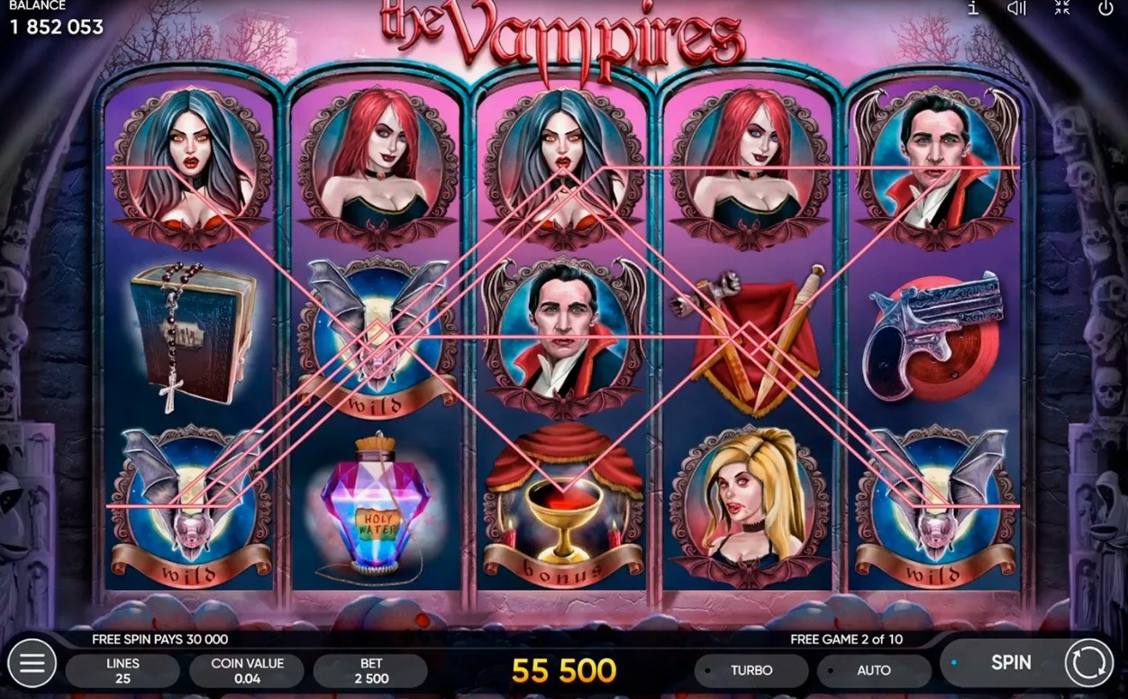 10 Vampire Bites Slot Machine