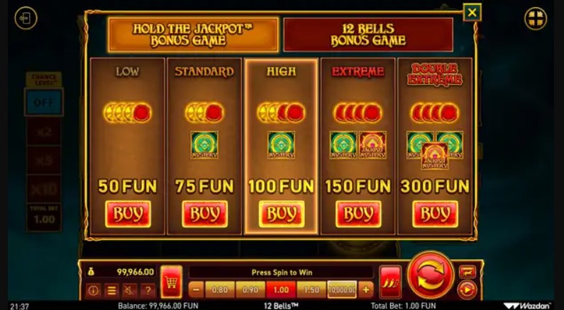 Unleashing the Excitement: 12 Bells Slot Machine