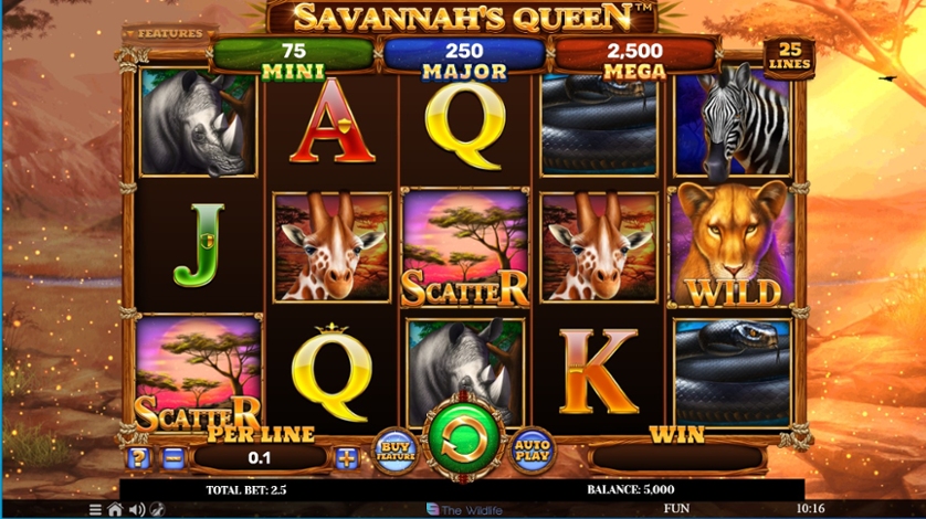 Savannah Pride Slot Machine